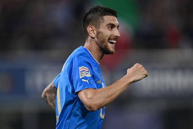 Db Bologna 04 06 2022 - Uefa Nations League Italia-Germania foto Daniele Buffa Image nella foto: esultanza gol Lorenzo Pellegrini 