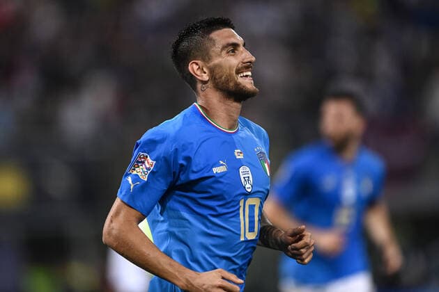 Db Bologna 04 06 2022 - Uefa Nations League Italia-Germania foto Daniele Buffa Image nella foto: esultanza gol Lorenzo Pellegrini 