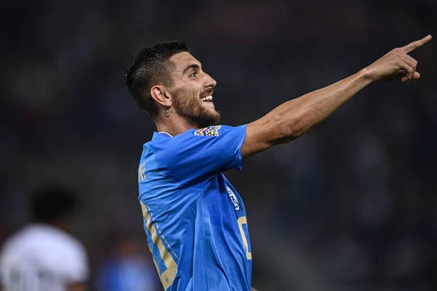 Db Bologna 04 06 2022 - Uefa Nations League Italia-Germania foto Daniele Buffa Image nella foto: esultanza gol Lorenzo Pellegrini 