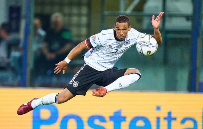 Thilo Kehrer, DFB 5 in the UEFA Nations League 2022 match ITALY - GERMANY in Season 2022 2023 on Juni 04, 2022 in Bologna, Italy.