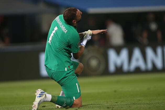 04.06.2022: GIANLUIGI DONNARUMMA (ITALY) INJURED during the UEFA Nations league 2023 football match between Italy vs Germany at Stadio Dall™Ara in Bologna on 04 june 2022.  Copyright: xMarcoxIacobuccix xipa-agency.netx xMarcoxIacobuccix 0