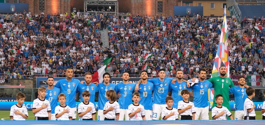 June 4, 2022, Bologna, Emilia Roimagna, Italy: Bologna 04 06 2022, during the football match valid for Nations League 2022, between the national teams of Italy and Germany at the Renato DallAra stadium in Bologna.In picture: soccer italy Bologna Italy - ZUMAs236 20220604_zap_s236_043 Copyright: xFabioxSassox