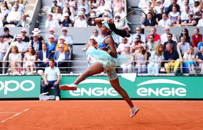 Mandatory Credit: Photo by Javier Garcia Shutterstock (12960014bt) Coco Gauff French Open Tennis, Day 14, Roland Garros, Paris, France - 04 Jun 2022 French Open Tennis, Day 14, Roland Garros, Paris, France - 04 Jun 2022  Copyright: xJavierxGarcia Shutterstockx 12960014bt