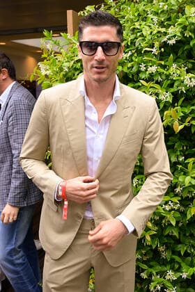 Robert Lewandowski CELEBRITES : Roland Garros 2022 - Internationaux de France - 05 06 2022 FedericoPestellini Panoramic 