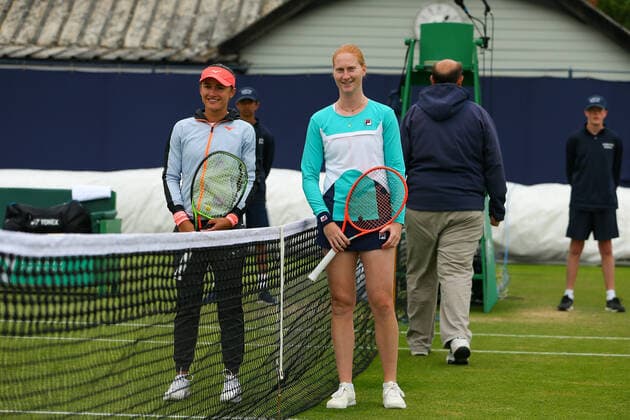 Tennis, WTA Challenger Surbiton in London, Final, Arina Rodionova - Alison Van Uytvanck