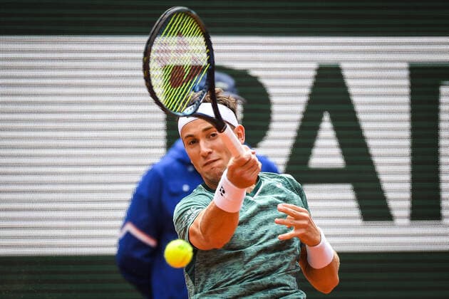June 5, 2022, Paris, France, France: Casper RUUD of Norway during the Day fifteen of Roland-Garros 2022, French Open 2022, Grand Slam tennis tournament at the Roland-Garros stadium on June 05, 2022 in Paris, France. Paris France - ZUMAm308 20220605_zsp_m308_001 Copyright: xMatthieuxMirvillex