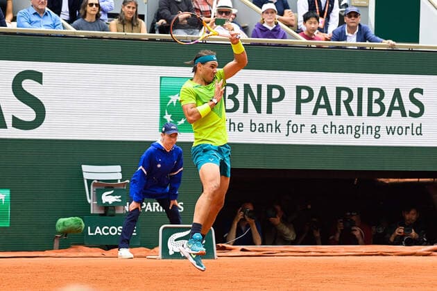 Rafael Nadal ( Espagne ) - TENNIS : Roland Garros 2022 - Internationaux de France - 05 06 2022 FedericoPestellini Panoramic 