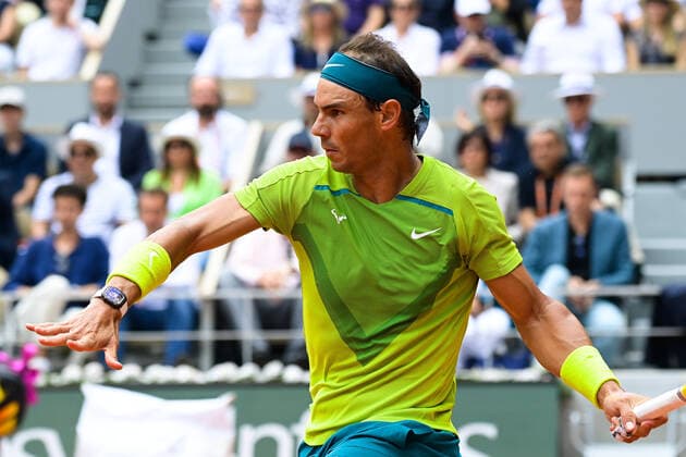 Rafael Nadal ( Espagne ) - TENNIS : Roland Garros 2022 - Internationaux de France - 05 06 2022 FedericoPestellini Panoramic 