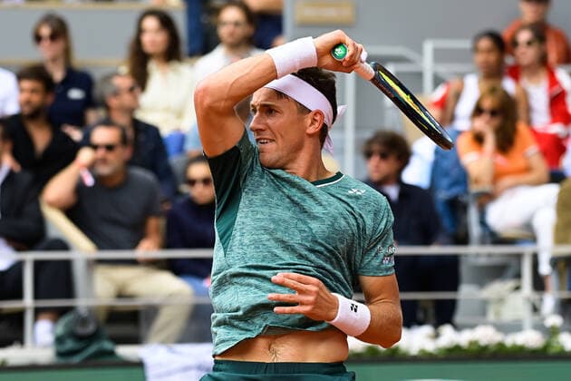 Casper Ruud ( NOR ) TENNIS : Roland Garros 2022 - Internationaux de France - 05 06 2022 FedericoPestellini Panoramic 