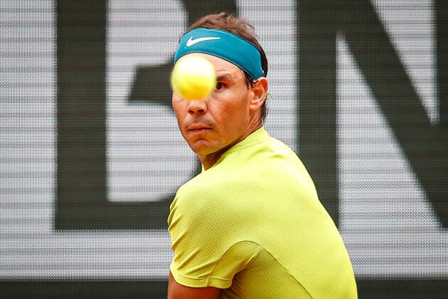 June 5, 2022, Paris, France, France: Rafael NADAL of Spain during the Day fifteen of Roland-Garros 2022, French Open 2022, Grand Slam tennis tournament at the Roland-Garros stadium on June 05, 2022 in Paris, France. Paris France - ZUMAm308 20220605_zsp_m308_012 Copyright: xMatthieuxMirvillex