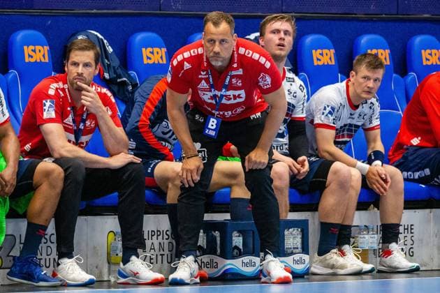 Maik Machulla coach SG Flensburg Handewitt TBV Lemgo Lippe vs SG Flensburg Handewitt, Handball, 1 Bundesliga, 32 Matchday, 05 06 2022 Lemgo Copyright: xEibner-Pressefotox xJanxStrohdiekx EP_JSK