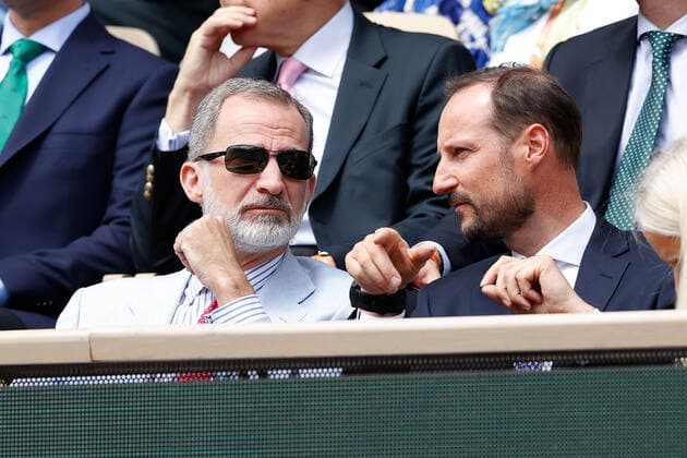05 06 2022, Tennis, French Open 2022 Roland Garros, FRA, Paris, Roland Garros Final Men Singles Rafael Nadal ESP Casper Ruud NOR v li Felipe VI King of Spain Tennis, French Open 2022 Roland Garros Paris Copyright: xBeckerxEibner-Pressefotox EP_hec