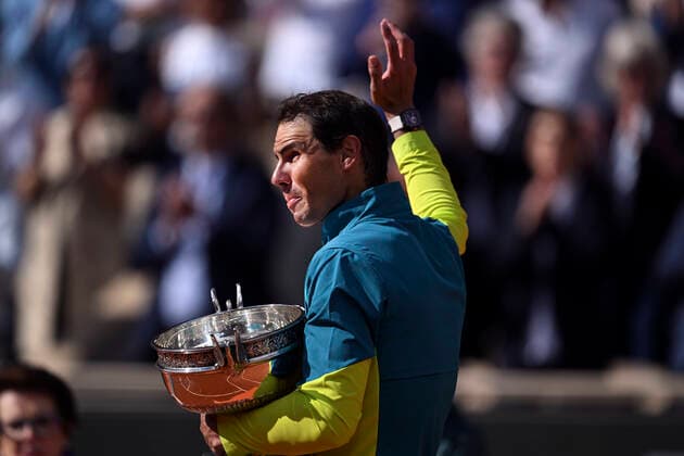 Rafael Nadal vs Casper Ruud TENNIS : Finale hommes Internationnaux de France Roland Garros 2022 03 06 2022 Mao Panoramic 