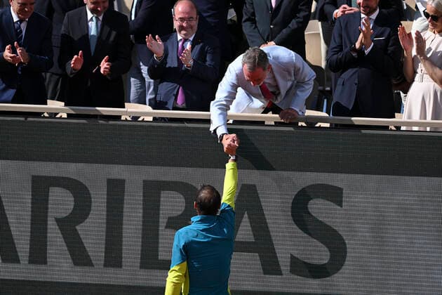 Rafael Nadal vs Casper Ruud TENNIS : Finale hommes Internationnaux de France Roland Garros 2022 03 06 2022 Mao Panoramic 