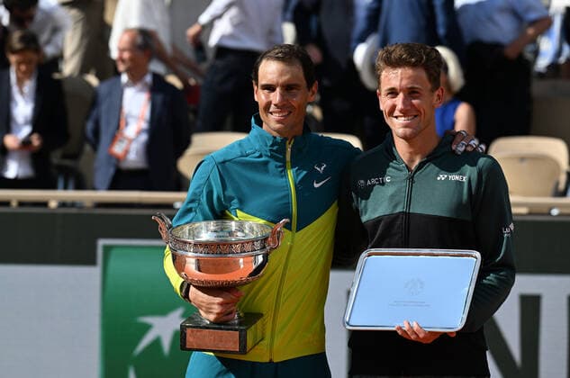 2022 Roland Garros Mens Final Rafa Nadal Spain vs Casper Ruud , Norway