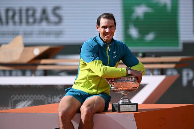 Rafael Nadal vs Casper Ruud TENNIS : Finale hommes Internationnaux de France Roland Garros 2022 05 06 2022 Mao Panoramic 