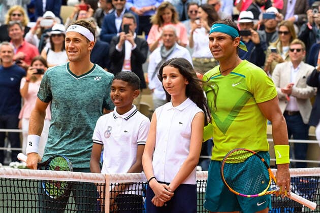 Rafael Nadal ( Espagne ) - Casper Ruud ( NOR ) TENNIS : Roland Garros 2022 - Internationaux de France - 05 06 2022 FedericoPestellini Panoramic 