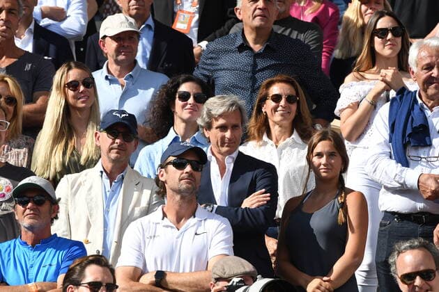 Tennis, Prominente Gäste bei den French Open in Paris Tennis - Roland Garros 2022 - Finales messieurs - Xisca Nadal - Espagne TENNIS : Roland Garros 2022 - France - 05 06 2022 ChrysleneCaillaud Panoramic 