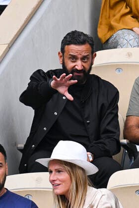 Cyril Hanouna CELEBRITIES : Roland Garros 2022 - Finale Simple Messieurs - 05 06 2022 JBAutissier Panoramic 