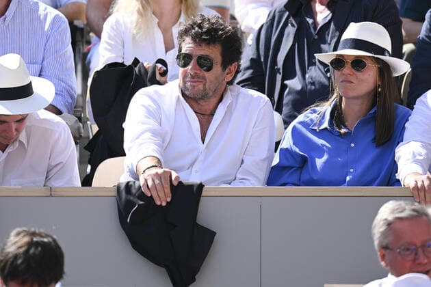 Patrick Bruel CELEBRITIES : Roland Garros 2022 - Finale Simple Messieurs - 05 06 2022 JBAutissier Panoramic 