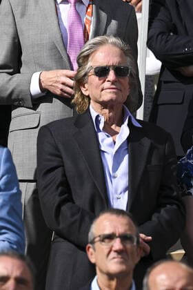 Mickael Douglas CELEBRITIES : Roland Garros 2022 - Finale Simple Messieurs - 05 06 2022 JBAutissier Panoramic 