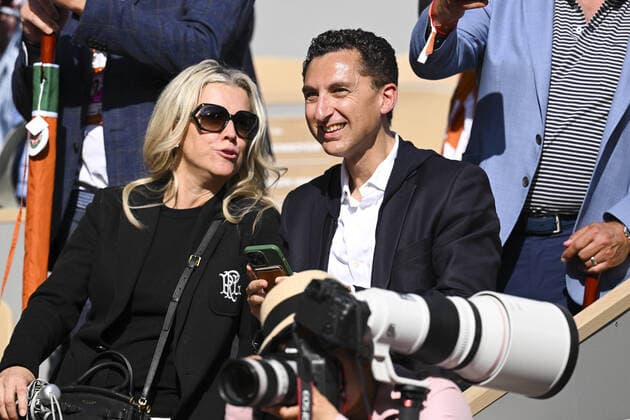 Maxime Saada CELEBRITIES : Roland Garros 2022 - Finale Simple Messieurs - 05 06 2022 JBAutissier Panoramic 