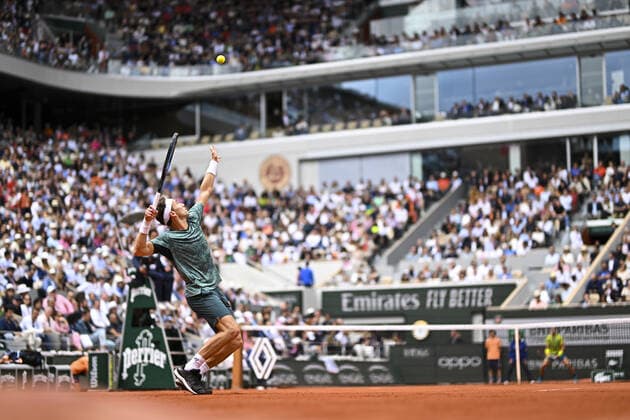 Casper Ruud (Nor) CELEBRITIES : Roland Garros 2022 - Finale Simple Messieurs - 05 06 2022 JBAutissier Panoramic 