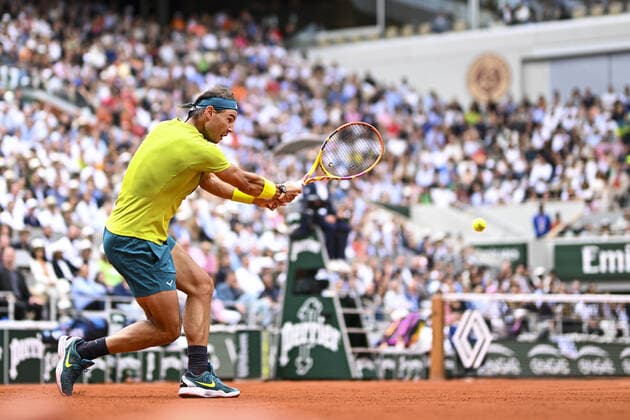 Rafael Nadal (Esp) CELEBRITIES : Roland Garros 2022 - Finale Simple Messieurs - 05 06 2022 JBAutissier Panoramic 
