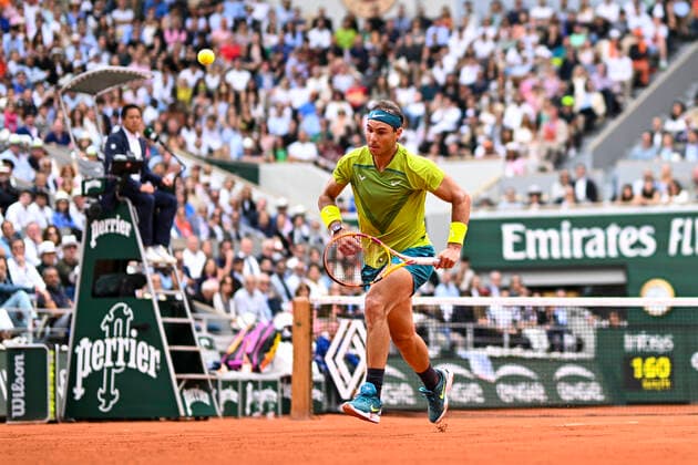 Rafael Nadal (Esp) CELEBRITIES : Roland Garros 2022 - Finale Simple Messieurs - 05 06 2022 JBAutissier Panoramic 
