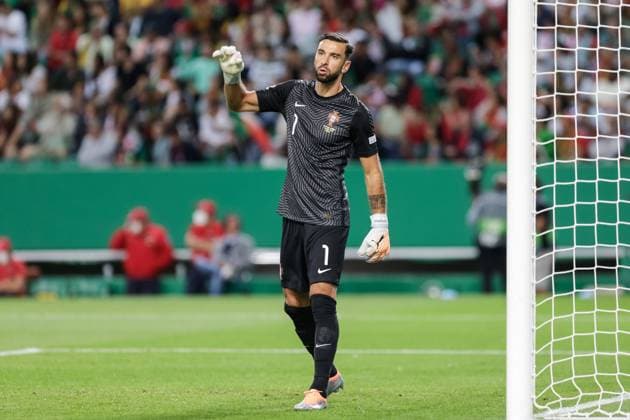 LISBON, PORTUGAL JUNE 05 goalkeeper Rui Patricio of Portugal during the UEFA Nations League A Group 2 match between Portugal and Switzerland at Estadio Jose Alvalade on June 5, 2022 in Lisbon, Portugal Lisbon Estadio JosÃ Alvalade Lisboa Portugal  Copyright: xJustPictures.ch ValterxGouveiax