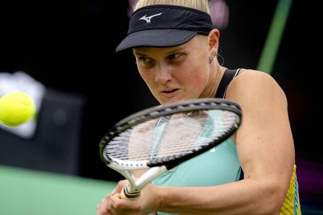 2022 06 06 13 40 28 ROSMALEN Tennis player Suzan Lamens in action at the international tennis tournament Libema Open The combined Dutch tennis tournament for men and women will be held on the grass courts of Autotron for twelve days ANP SANDER KONING netherlands out belgium out Rosmalen xVIxxIVx 449923209 originalFilename: 0160684944st.jpg