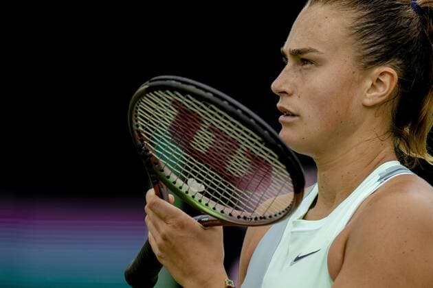ROSMALEN Tennis star Aryna Sabalenka in action at the international tennis tournament Libema Open The combined Dutch tennis tournament for men and women will be held on the grass courts of Autotron for twelve days ANP SANDER KING xVIxANPxSportx xxANPxIVx 449975557 originalFilename: 449975557.jpg