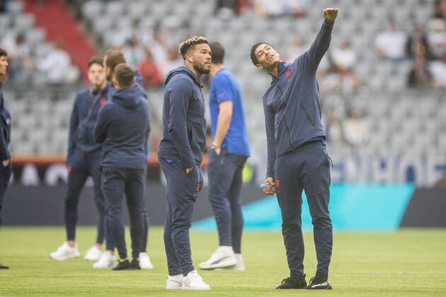 UEFA Nations League, Germany England 07 06 2022 Reece James England , Jude Bellingham England UEFA Nations League, Germany England, Allianz Arena, Munich Copyright: xBEAUTIFULxSPORTS Wunderlx