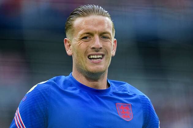 Mandatory Credit: Photo by Javier Garcia Shutterstock (12975315f) England goalkeeper Jordan Pickford warms up Germany v England, UEFA Nations League, Group C, International Football, Allianz Arena, Munich, Germany - 07 Jun 2022 EDITORIAL USE ONLY No use with unauthorised audio, video, data, fixture lists, club league logos or live services. Online in-match use limited to 120 images, no video emulation. No use in betting, games or single club league player publications. Germany v England, UEFA Nations League, Group C, International Football, Allianz Arena, Munich, Germany - 07 Jun 2022 EDITORIAL USE ONLY No use with unauthorised audio, video, data, fixture lists, club league logos or live services. Online in-match use limited to 120 images, no video emulation. No use in betting, games or single club league player publications.  Copyright: xJavierxGarcia Shutterstockx 12975315f