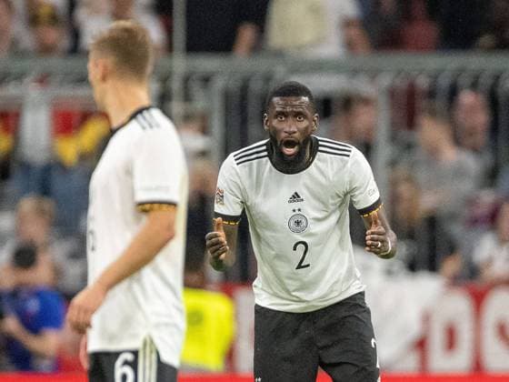Sport Themen der Woche KW23 Antonio Ruediger (Deutschland, 02) motiviert nach Tor zum 1:1 durch Harry Kane (England, 09), Elfmeter, GER, Deutschland Germany vs. England, Fussball, Laenderspiel, UEFA Nations League Division A, Gruppe 3, 2022 2023, 07.06.2022, DFB DFL regulations prohibit any use of photographs as image sequences and or quasi-video., GER, Deutschland Germany vs. England, Fussball, Laenderspiel, UEFA Nations League Division A, Gruppe 3, 2022 2023, 07.06.2022 Muenchen *** Antonio Ruediger Germany, 02 motivated after goal to 1 1 by Harry Kane England, 09 , penalty kick, GER, Germany Germany vs England, football, Laenderspiel, UEFA Nations League Division A, Group 3, 2022 2023, 07 06 2022, DFB DFL regulations prohibit any use of photographs as image sequences and or quasi video , GER, Germany Germany vs England, football, Laenderspiel, UEFA Nations League Division A, Group 3, 2022 2023, 07 06 2022 Muenchen Copyright: xEibner-Pressefoto SaschaxWaltherx EP_EER