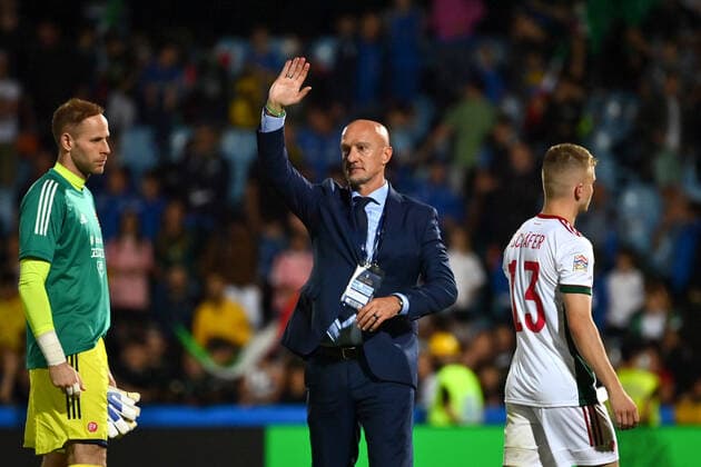 Photo Massimo Paolone LaPresse june 7, 2022 Cesena, Italy soccer Italy vs Hungary - UEFA Nations League League A Group 3 - Dino Manuzzi Orogel stadium In the pic: Marco Rossi (Ungheria) greets the fans at the end of the match  Copyright: xMassimoxPaolone LaPressex