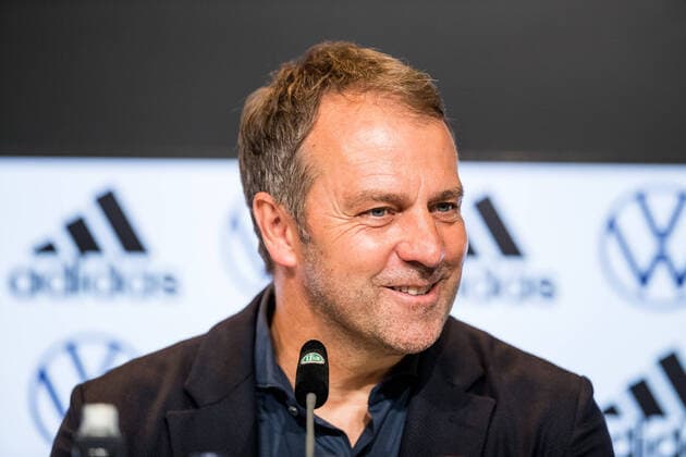 Sport Themen der Woche KW23 Sport Bilder des Tages UEFA Nations League, Deutschland - England; 07.06.2022 Hans-Dieter Flick (Cheftrainer, Deutschland) in der Pressekonfernez UEFA Nations League, Deutschland - England, Allianz Arena, Muenchen *** UEFA Nations League, Germany England 07 06 2022 Hans Dieter Flick head coach, Germany in the press conference UEFA Nations League, Germany England, Allianz Arena, Munich Copyright: xBEAUTIFULxSPORTS Wunderlx