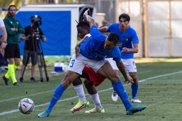 Cosimo Marco Da Graca of Italy U20 in action during the International Friendly, Länderspiel, Nationalmannschaft match between Italy U20 and Poland U20 at Stadio Riviera delle Palme on June 7, 2022 in San Benedetto del Tronto, Italy. Ã‚ Photo: Cinzia Camela.  Copyright: xCinziaxCamelax xipa-agency.netx xx 0