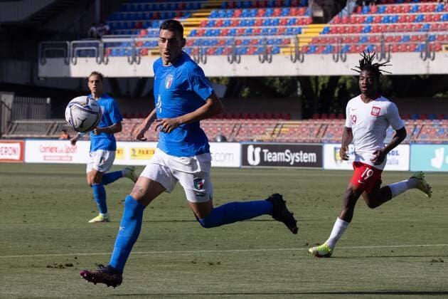 Alessandro Pio Riccio of Italy U20 in action during the International Friendly, Länderspiel, Nationalmannschaft match between Italy U20 and Poland U20 at Stadio Riviera delle Palme on June 7, 2022 in San Benedetto del Tronto, Italy. Ã‚ Photo: Cinzia Camela.  Copyright: xCinziaxCamelax xipa-agency.netx xx 0