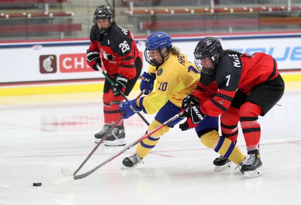 Ice Hockey, Women, Under-18 World Championship, Sweden - Canada
