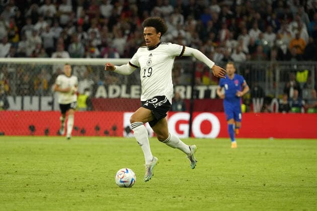 Football, Nations League, international match, Group C, Germany England, 07 06 2022, Allianzarena Munich Leroy Sane , Germany