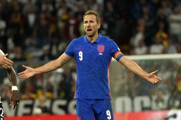 Football, Nations League, International match, Group C, Germany England, 07 06 2022, Allianzarena Munich Harry Kane , England