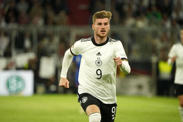 Football, Nations League, international match, Group C, Germany England, 07 06 2022, Allianzarena Munich Timo Werner Germany