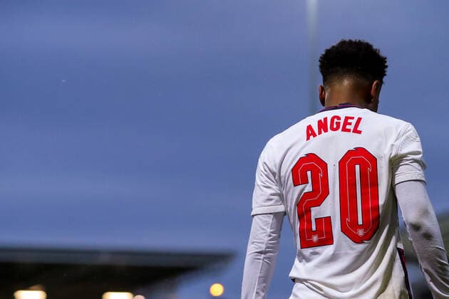 Sport Bilder des Tages Mandatory Credit: Photo by Ryan Crockett JMP Shutterstock (12976060ft) Angel Gomes of England England U21, U 21 v Albania U21, UK - 07 Jun 2022 Editorial use only England U21 v Albania U21, UK - 07 Jun 2022 Editorial use only  Copyright: xRyanxCrockett JMP Shutterstockx 12976060ft