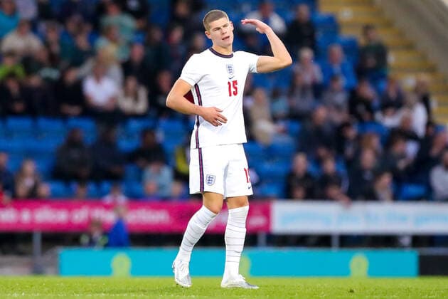 Mandatory Credit: Photo by Ryan Crockett JMP Shutterstock (12976060ey) Charlie Cresswell of England England U21, U 21 v Albania U21, UK - 07 Jun 2022 Editorial use only England U21 v Albania U21, UK - 07 Jun 2022 Editorial use only  Copyright: xRyanxCrockett JMP Shutterstockx 12976060ey