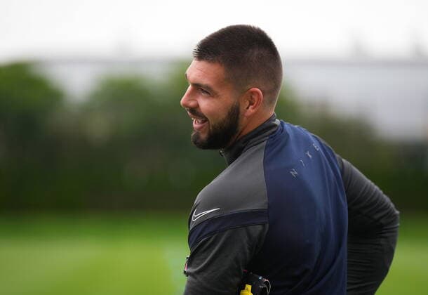 June 7, 2022, VANCOUVER, BC, CANADA: Canadian national men s soccer team goalkeeper Maxime Crepeau stops briefly to greet a reporter as he walks onto the field for a training session for a CONCACAF Nations League match against Curacao, in Vancouver, on Tuesday, June 7, 2022. Canada s men s soccer team is back to training for the Thursday match, but the players say there s still work to be done on reaching a new deal with the s national governing body. A scheduled friendly against Panama on Sunday was cancelled after the Canadian team refused to play due to a labour dispute. Canada News - June 7, 2022 - ZUMAc35_ 20220607_zaf_c35_098 Copyright: xDarrylxDyckx