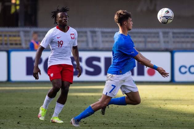 Mandatory Credit: Photo by Cinzia Camela LiveMedia Shutterstock (12976242ck) Nicolo Cudrig of Italy U20 in action during the International Friendly, Länderspiel, Nationalmannschaft match between Italy U20 and Poland U20 at Stadio Riviera delle Palme on June 7, 2022 in San Benedetto del Tronto, Italy. ( Photo: Cinzia Camela. Other U20 Italy vs Poland, Stadio Riviera delle Palme, San Benedetto del Tronto, Italy - 07 Jun 2022 Other U20 Italy vs Poland, Stadio Riviera delle Palme, San Benedetto del Tronto, Italy - 07 Jun 2022 Copyright: xCinziaxCamela LiveMedia Shutterstockx 12976242ck