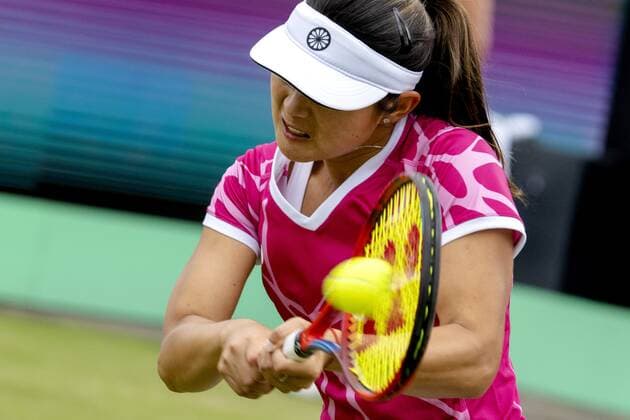 ROSMALEN Tennis star Arianne Hartono in action at the international tennis tournament Libema Open The combined Dutch tennis tournament for men and women will be held on the grass courts of Autotron for twelve days ANP SANDER KING xVIxANPxSportx xxANPxIVx 450038710 originalFilename: 450038710.jpg