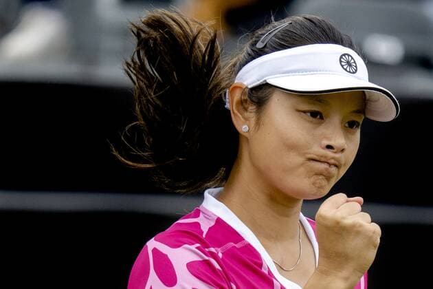 ROSMALEN Tennis star Arianne Hartono in action at the international tennis tournament Libema Open The combined Dutch tennis tournament for men and women will be held on the grass courts of Autotron for twelve days ANP SANDER KING xVIxANPxSportx xxANPxIVx 450040327 originalFilename: 450040327.jpg