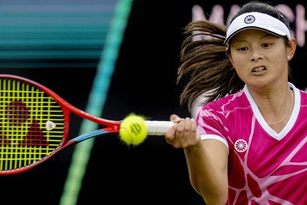 ROSMALEN Tennis star Arianne Hartono in action at the international tennis tournament Libema Open The combined Dutch tennis tournament for men and women will be held on the grass courts of Autotron for twelve days ANP SANDER KING xVIxANPxSportx xxANPxIVx 450040378 originalFilename: 450040378.jpg